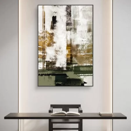 Traces of the Built abstract fine art print on cotton canvas